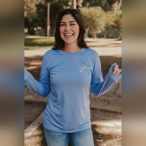 Perwinkle Long Sleeve Shirt Lakegirl XXL